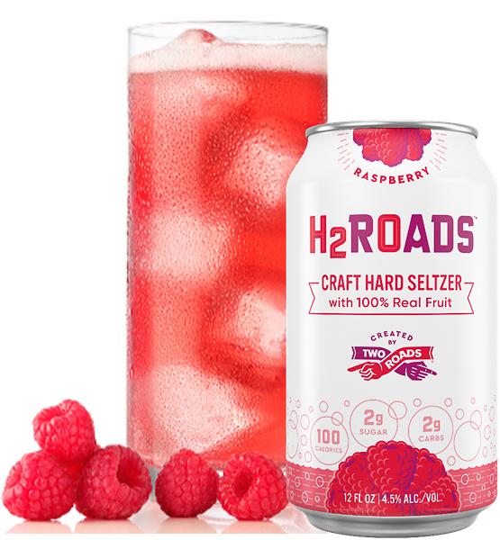 H2ROADS RASPBERRY NAMED 7 BEST HARD SELTZER OF 2020! Two Roads Brewing