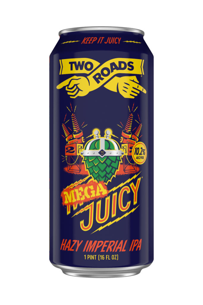 Mega Juicy Imperial IPA by Two Roads Brewing Co