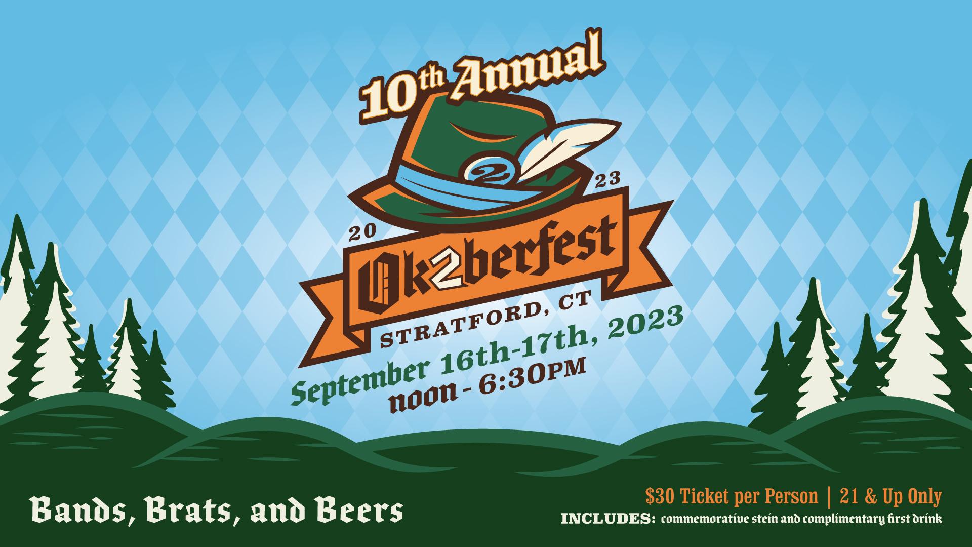 10th Annual Ok2berfest Two Roads Brewing