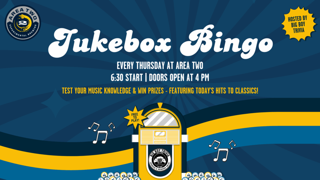 Jukebox Bingo at Area Two